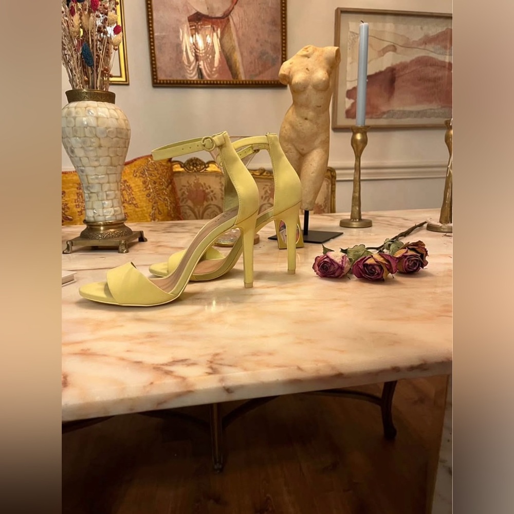 Elegant Yellow Women's Heels